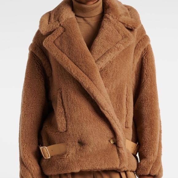 🌹Max Mara Teddy  Biker Jacket - Picture 10 of 13